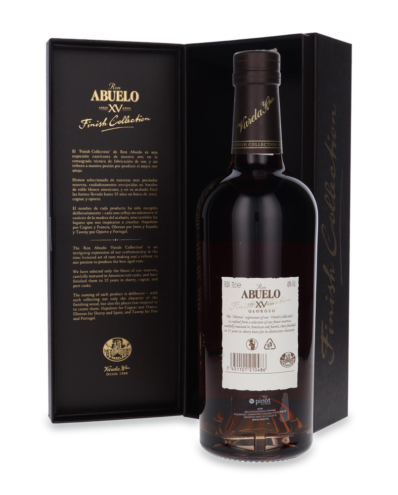 Ron Abuelo XV Oloroso Cask Finish Rum /Panama/ 40% / 0,7l