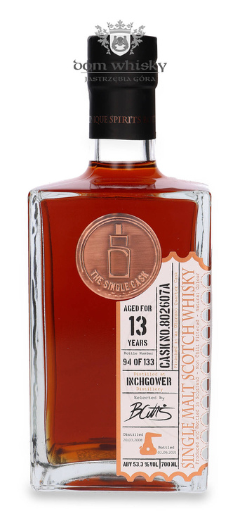 Inchgower 13-letni (D.2008, B.2021) Oloroso Quarter Cask, The Single Cask / 53,3%/ 0,7l