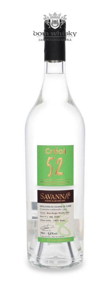 Savanna Créol 52 Rhum Blanc Agricole / 52% / 0.7l