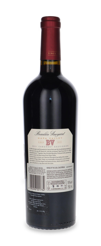 Beaulieu Vineyard Napa Valley Cabernet Sauvignon 2021 / 15% / 0,75l