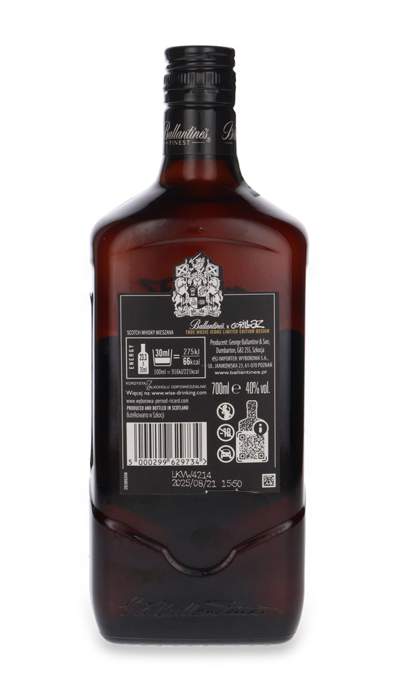 Ballantine's Finest Gorillaz / 40% / 0,7l + torba Gorillaz
