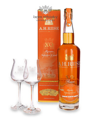 AH Riise XO Reserve Superior Cask Rum + 2 glasses / 40% / 0.7l