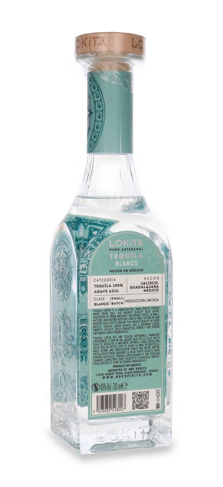 Tequila Lokita Blanco 100% Agave Azul / 40% / 0,7l