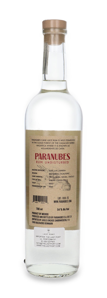 Paranubes Rum Undisturbed /Meksyk/ 54% / 0,7l
