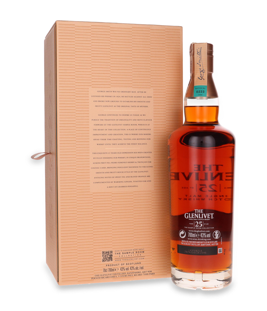 The Glenlivet 25-letni Double Cask The Sample Room Collection / 43% / 0,7l