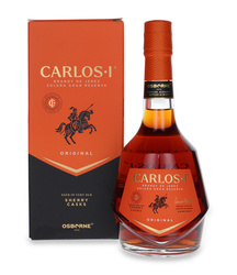 Carlos I Brandy De Jerez Solera Gran Reserva /bez opakowania, uszkodzona etykieta/ 40% / 0,7l