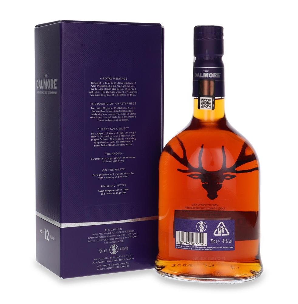 Dalmore 12-year-old Sherry Cask Select / 43% / 0.7l