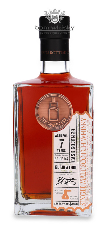 Blair Athol 7-letni (D.2013, B. 2021) Oloroso Quarter Cask Finish, The Single Cask / 56,4%/ 0,7l