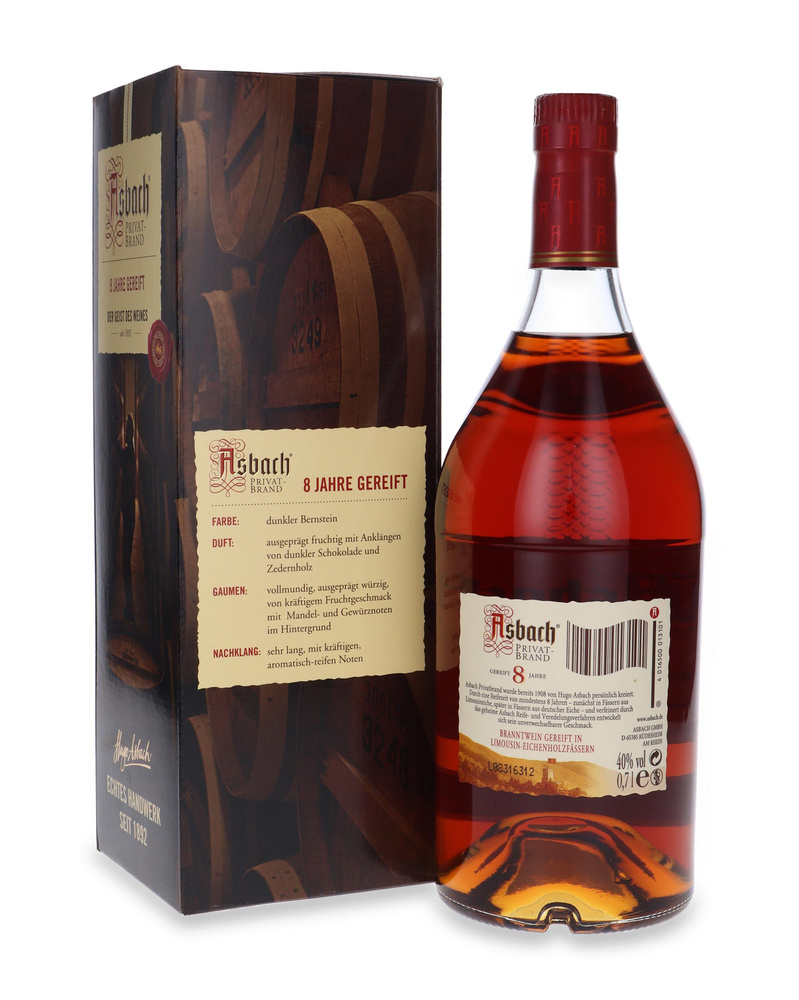 Asbach Privatbrand 8-letni / karton / 40%/ 0,7l