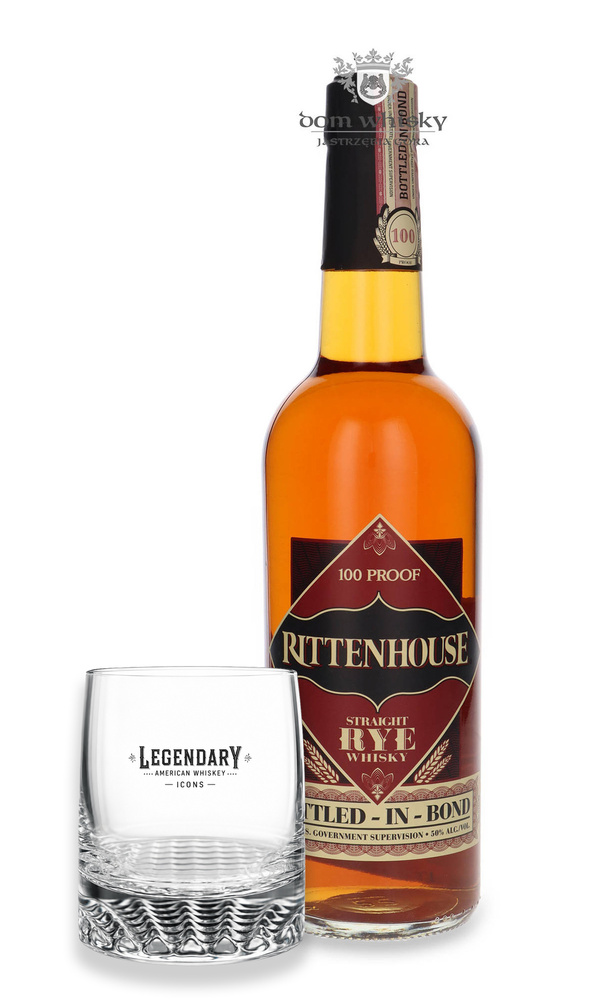 Rittenhouse Rye Bottled-in-Bond / 50% / 0,7l + szklanka
