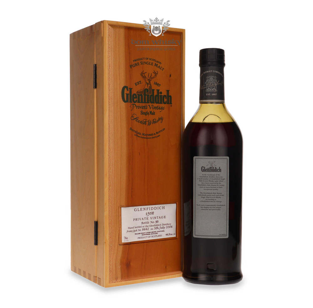 Glenfiddich 1958 Private Vintage (Cask # 8642) / 46.3% / 0.7l