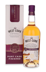 West Cork Single Malt Port Cask Finished / karton / 43%/ 0,7l
