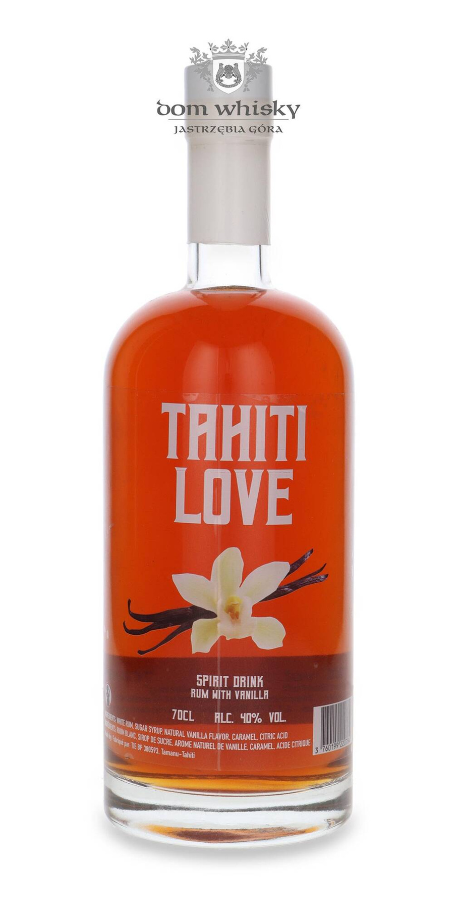 Tahiti Love Rum Vanilla 40% 0.7l - Spirit Drink