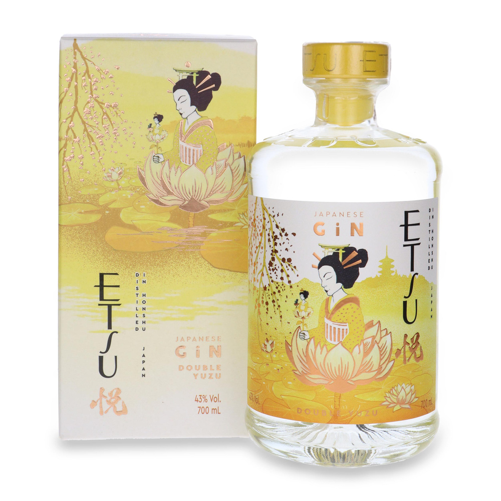 Etsu Handcrafted Double Yuzu Japanese Gin / 43%/ 0.7l