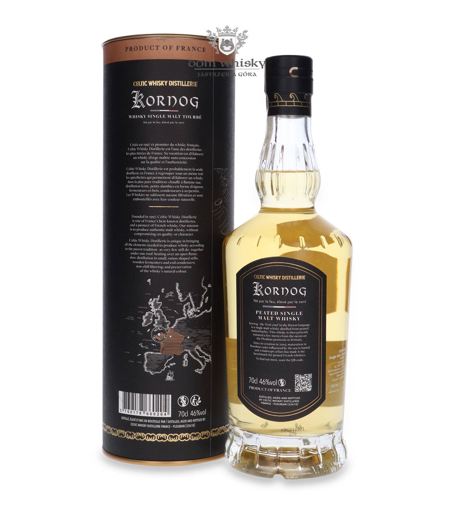 Kornog Tourbe Single Malt / 46% / 0.7l