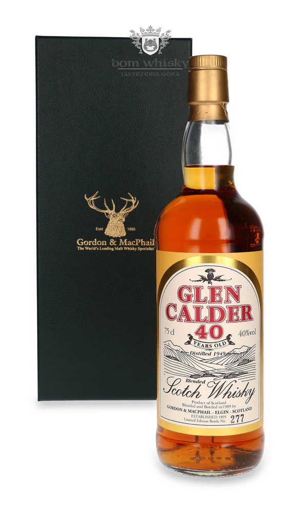 Glen Calder 40-year-old (D.1949 B.1989) Gordon &amp; MacPhail / 40% / 0.75l