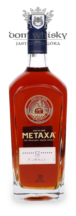 Metaxa 12*/ bez opakowania / 40% / 0,7l + podkładka