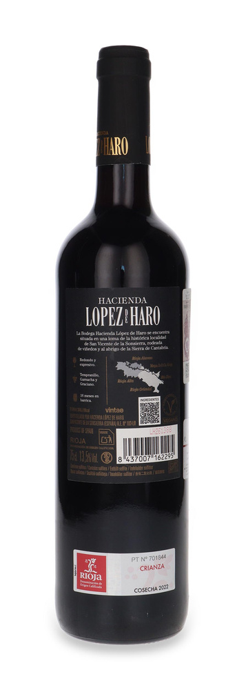 Hacienda Lopez de Haro Crianza /13,5% /0,75l