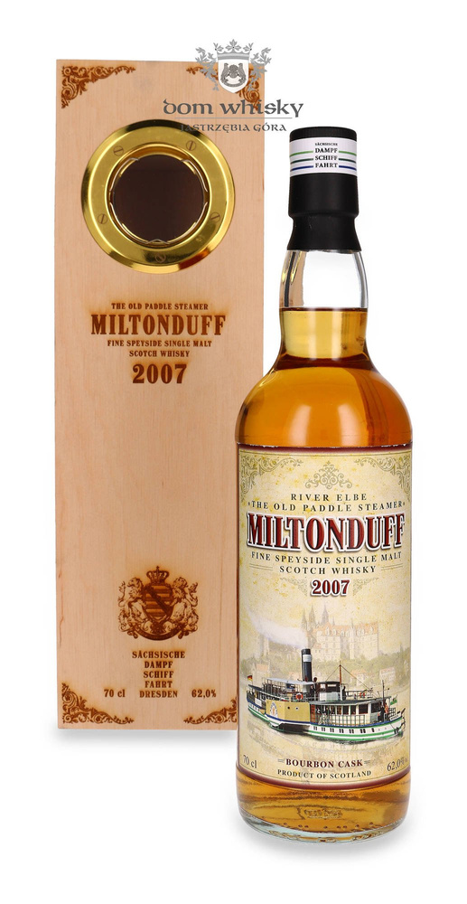 Miltonduff 2007 Jack Wiebers, The Old Paddle Steamer / 62%/ 0.7l