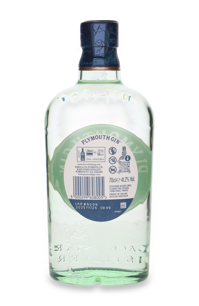 Plymouth Original Strength London Gin / 41,2% / 0,7l