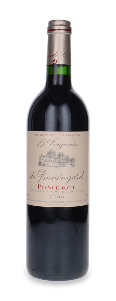 Le Benjamin de Beauregard Pomerol 2003 /12,5% / 0,75l