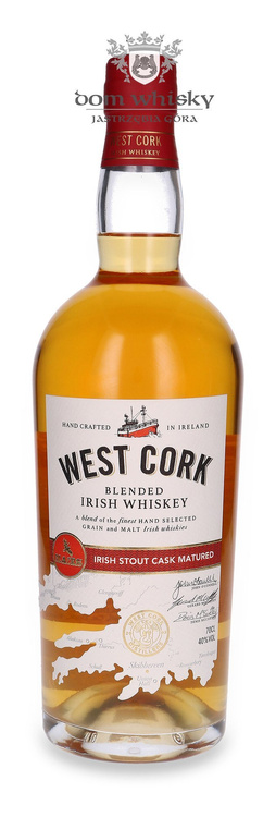 West Cork Irish Stout Cask Matured Irish Blended Whiskey/ 40%/ 0,7l