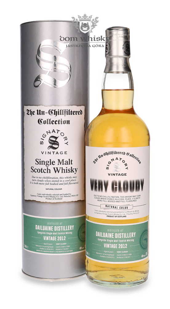 Dailuaine 8 years old (D.2012, B.2021) Very Cloudy Signatory Vintage / 40% / 0.7l