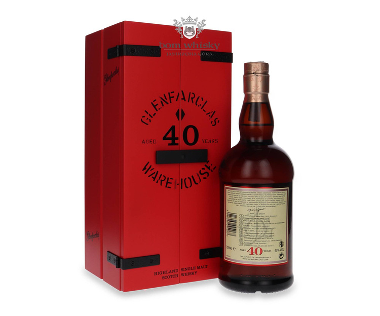 Glenfarclas 40-letni “Warehouse” Presentation Box /43%/ 0,7l    