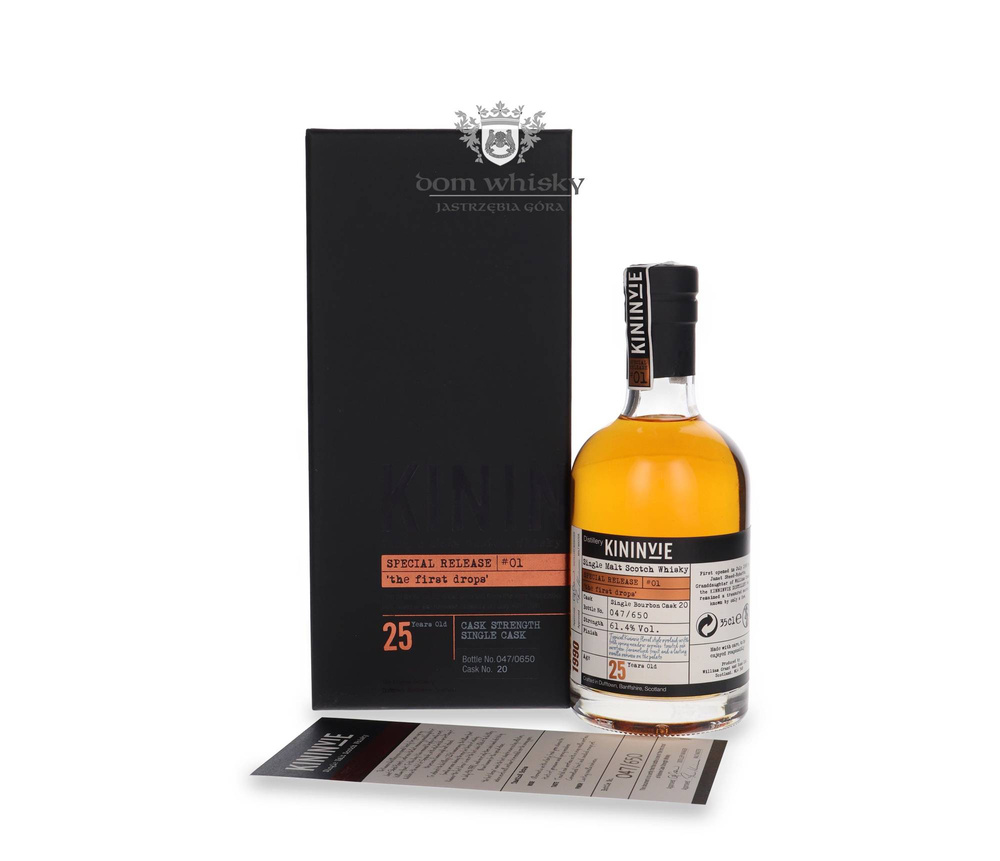 Kininvie 25-year-old (D.1990) 'The First Drops' Special Release #1 / 61.4% / 0.35l