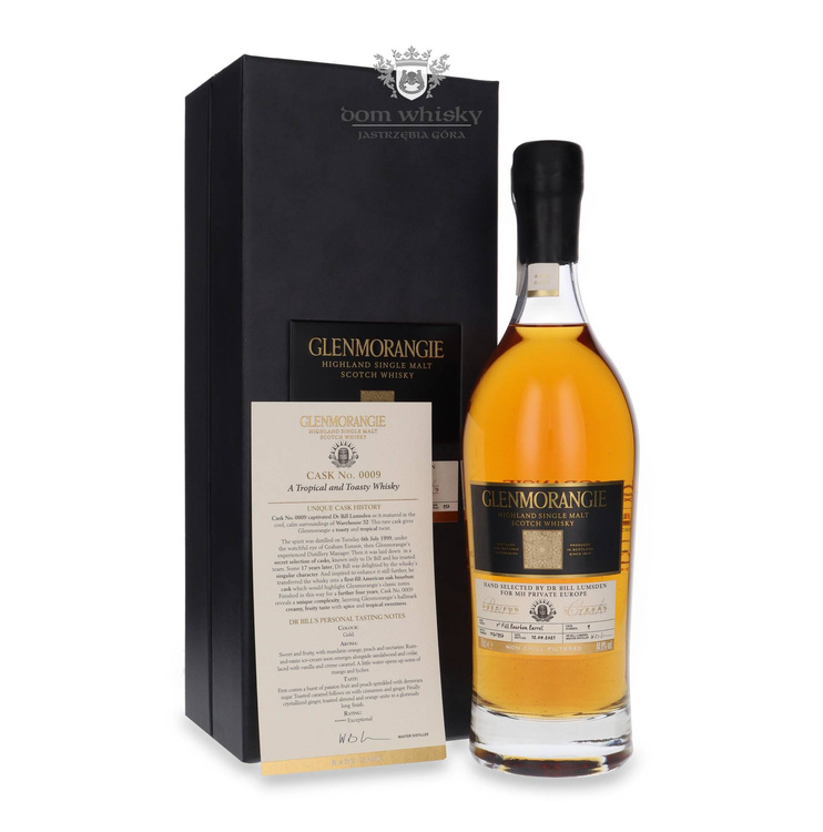 Glenmorangie 21-letni Rare Cask No. 9 / 44,8%/ 0,7l	