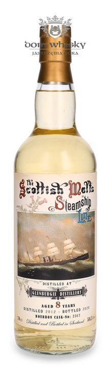 Glenburgie 8-letni (D.2012 B. 2020) Steamship Line / 58,5% / 0,7l