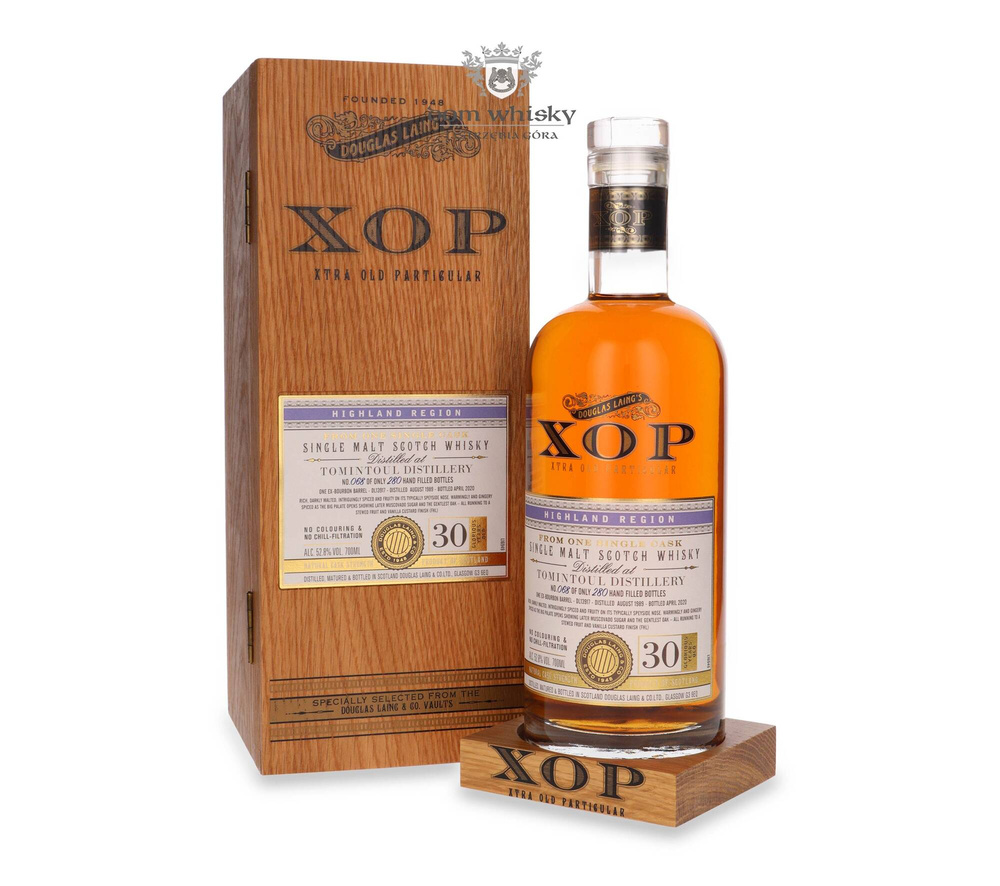 Tomintoul 30-year-old (D.1989, B.2020) Douglas Laing's XOP / 52.8%/ 0.7l