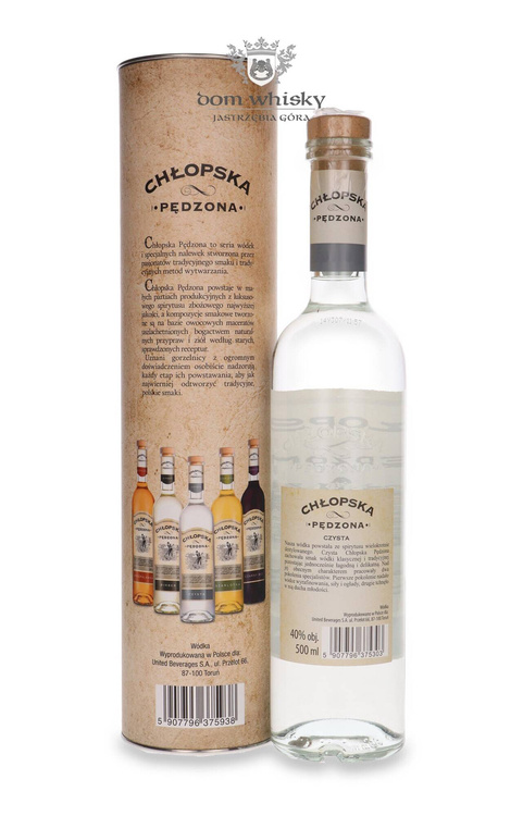 Wódka Chłopska Pędzona Czysta/ 40% / 0,5l