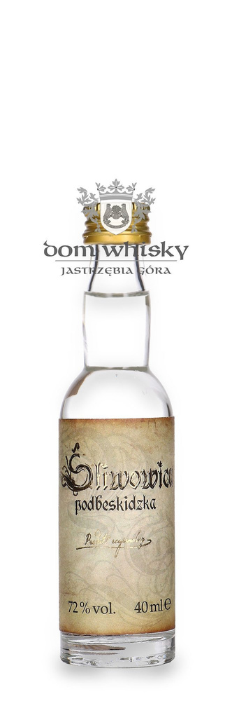 Podbeskidzka Slivovitz Vodka / miniature / 72% / 0.04l