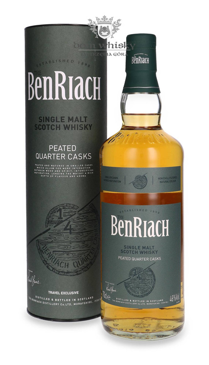 Benriach Peated Quarter Casks Travel Exclusive / 46%/ 0,7l