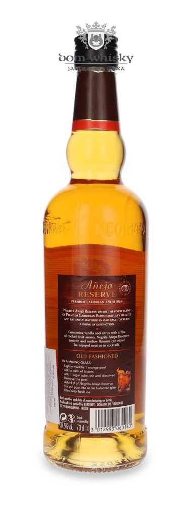 Rhum Negrita Anejo Reserve / 37.5% / 0.7l