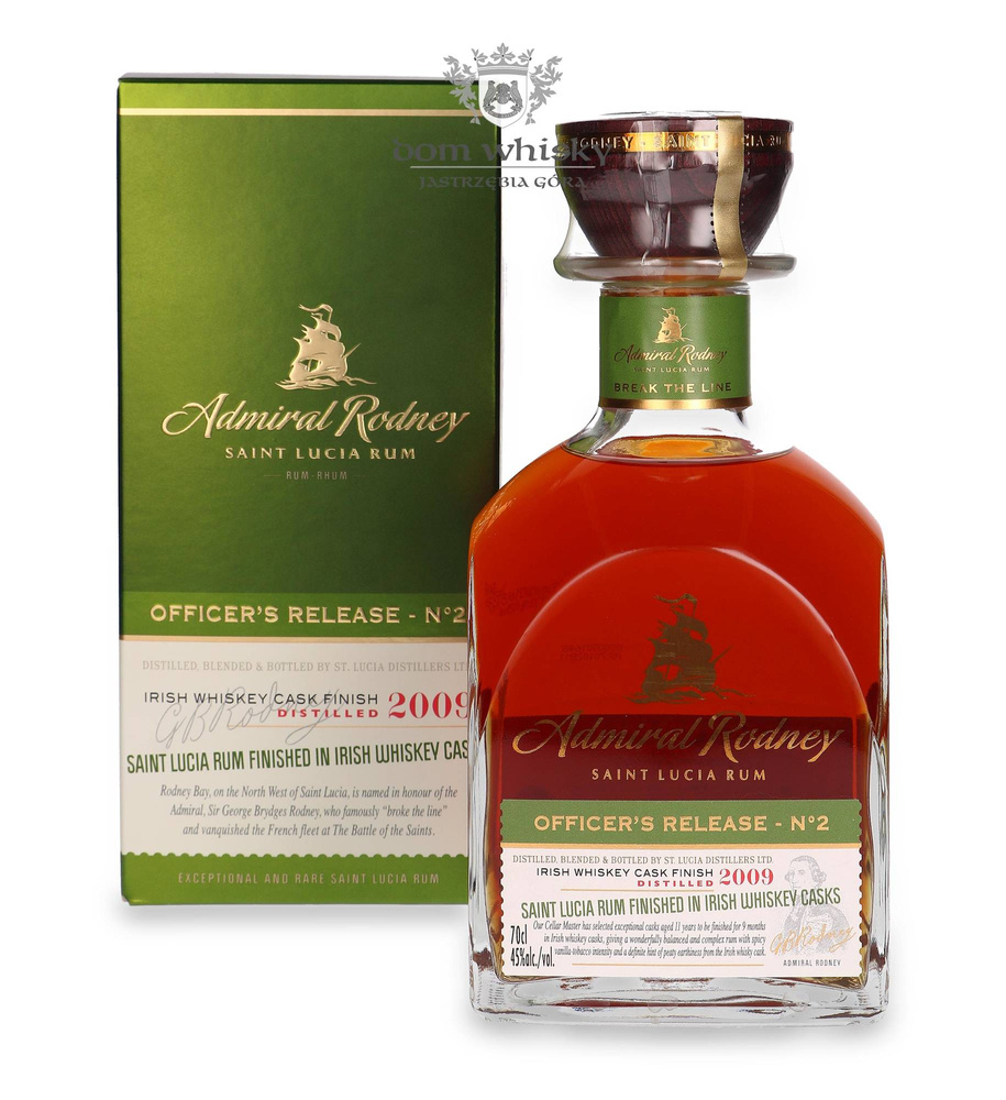 Admiral Rodney Officer's Release N.2 St. Lucia Rum / 45% / 0.7l