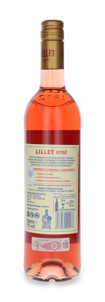 Lillet Rose Aperitif / 17% / 0,75l