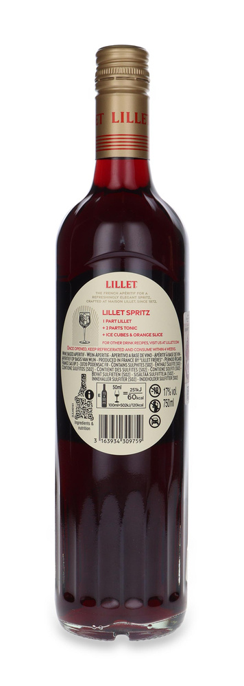 Lillet L'Aperitif Rouge / 17% / 0,75l