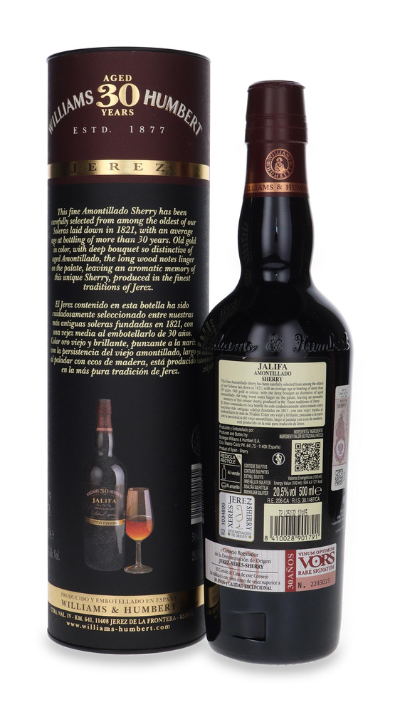 Jalifa Amontilado Sherry 30-letni / 20% / 0,5l