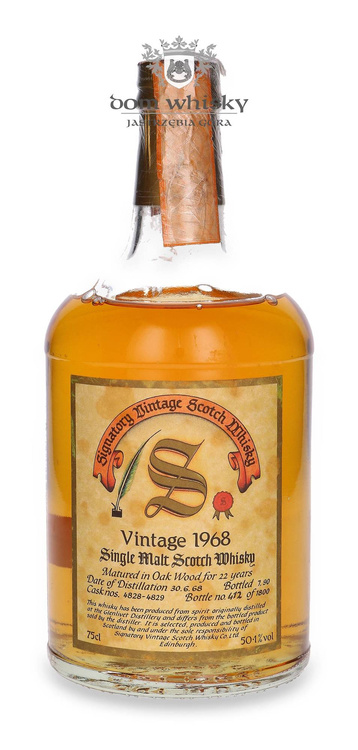 Glenlivet 22-letni (D.1968, B.1990) Signatory Vintage / 50,1%/ 0,75l