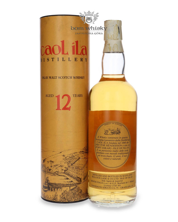 Caol Ila 12-letnia Bulloch Lade & Co.Ltd. / 43% / 0,75l