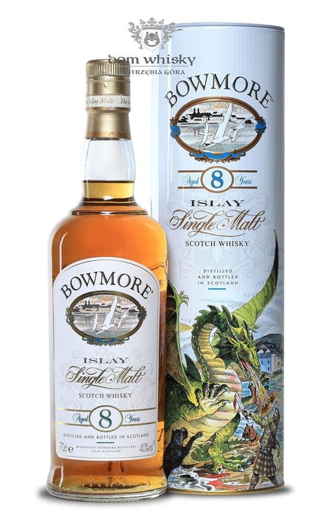 Bowmore 8-letni (Dragon Tube) / 40% / 0,7l