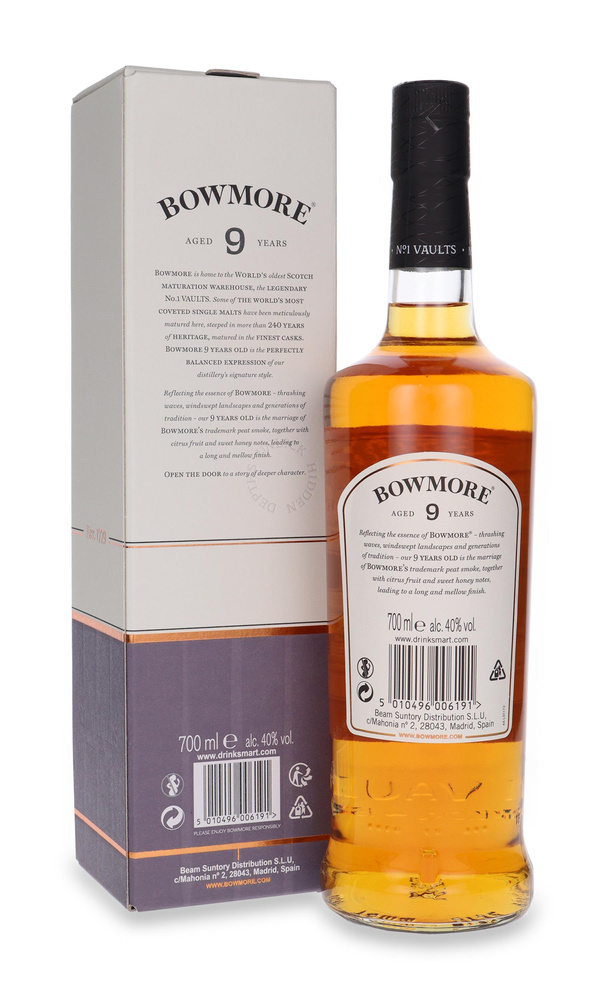 Bowmore 9-letni / 40%/ 0,7l