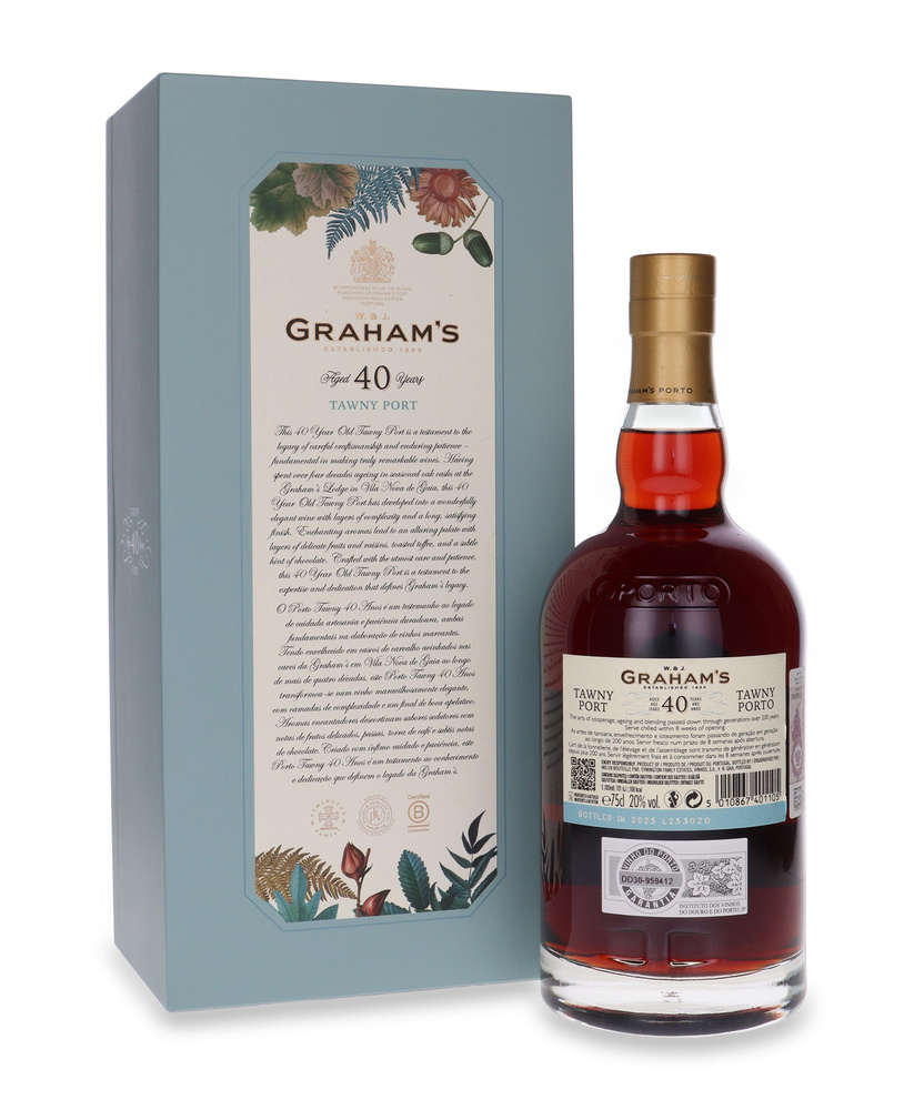 W. & J. Graham's Port Tawny Porto, 40-letni /uszkodzone opakowanie/ 20% / 0,75l