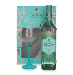Bloom London Dry Gin + Copa Glass / 40%/ 0,7l