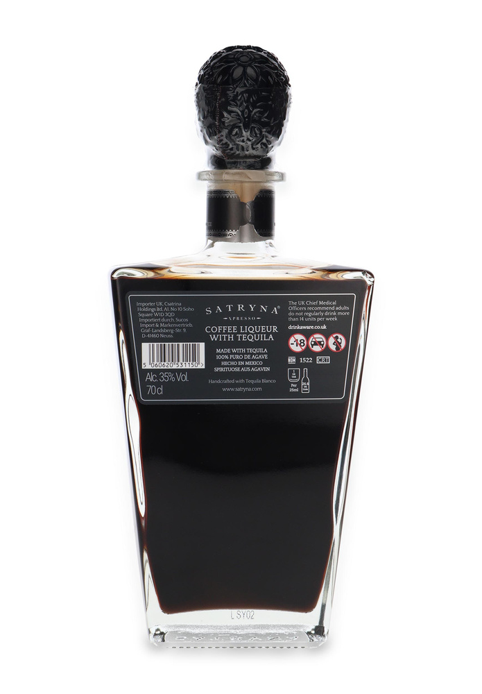 Satryna Expresso Coffee Liqueur 100% Puro de Agave  / 35% /0,7l