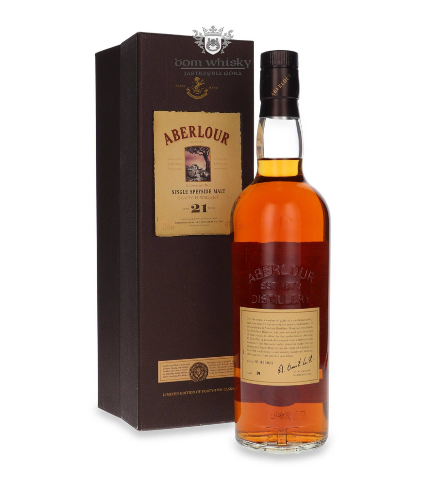 Aberlour 21-year-old (Bottled 2000) / 43% / 0.7l