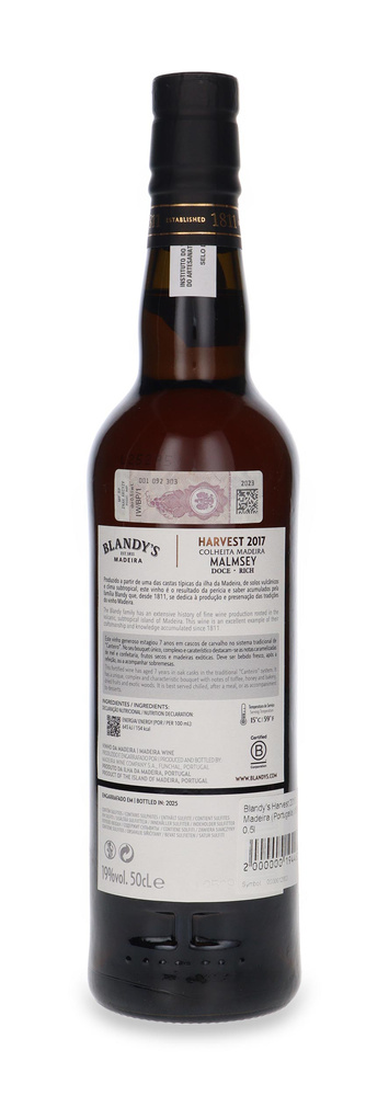  Blandy's Harvest 2017 Madeira (Portugalia) /19%/ 0,5l		