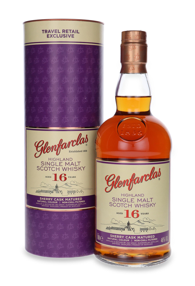 Glenfarclas 16-Year-Old Sherry Cask Matured /46%/0.7 L